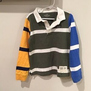 Vineyard Vines Kids Polo Shirt - Green, Yellow, Blue